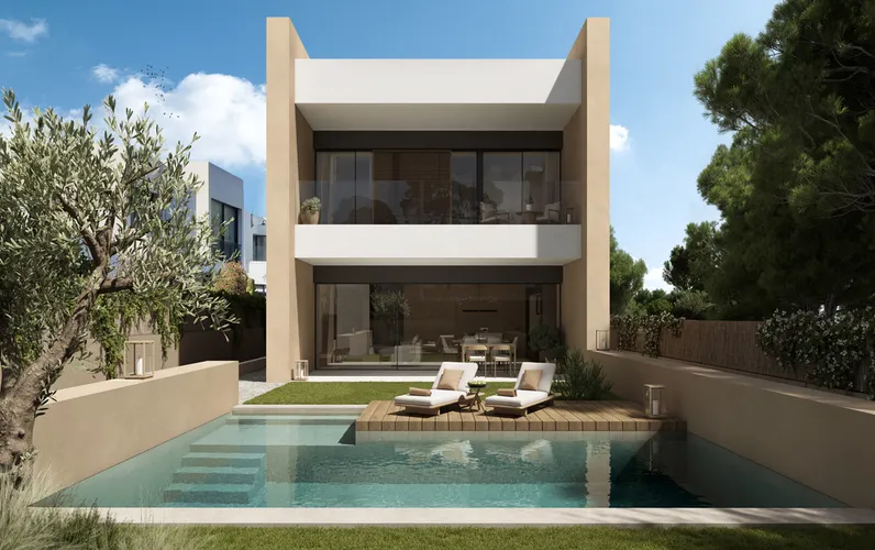 High design villa with pool