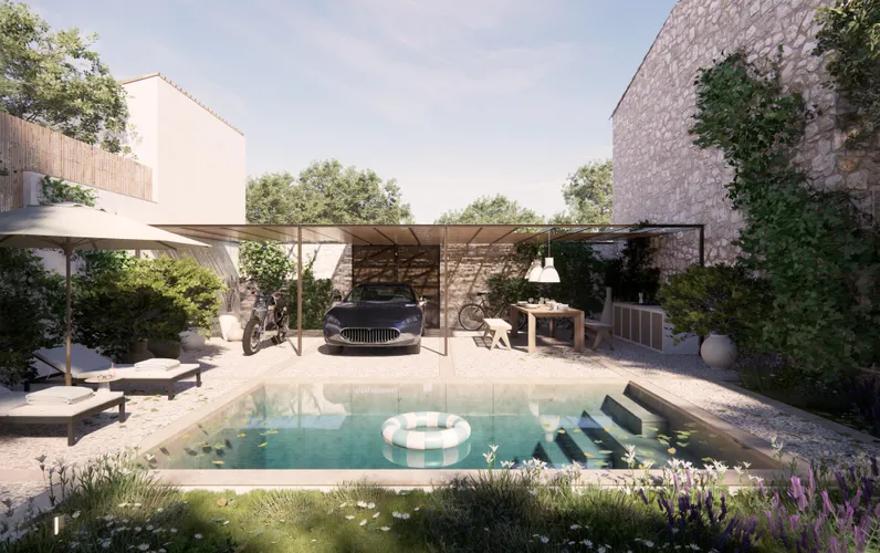 Charmante maison de village avec piscine à Sineu