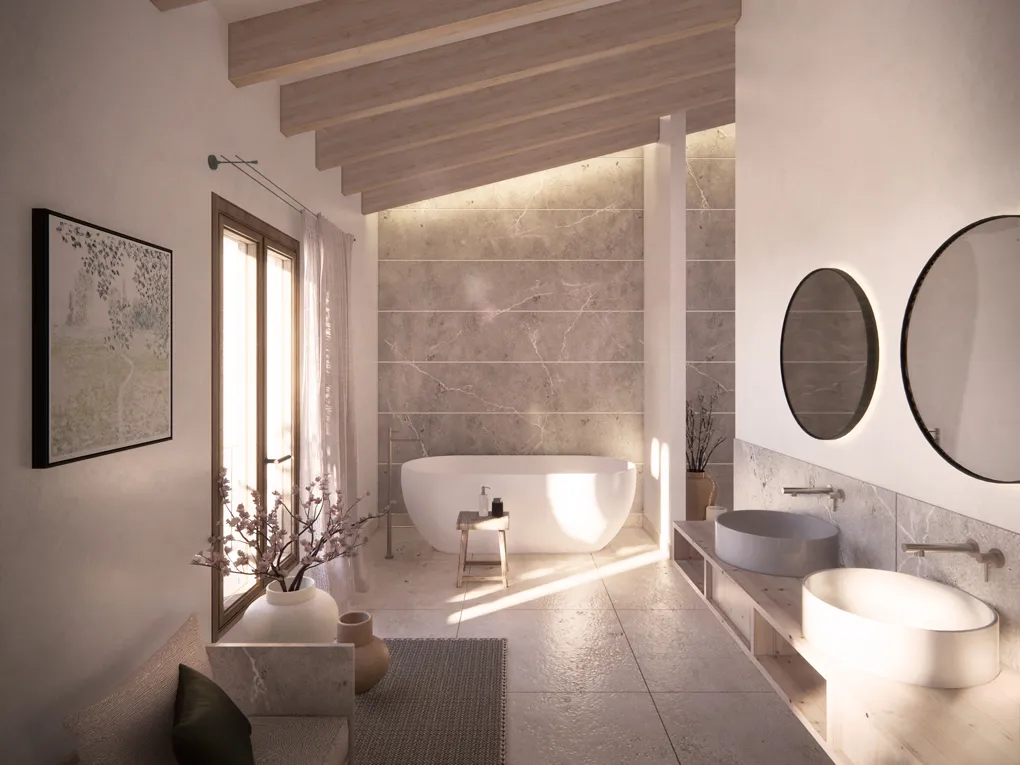 Bonita casa de poble amb piscina a Sineu-7