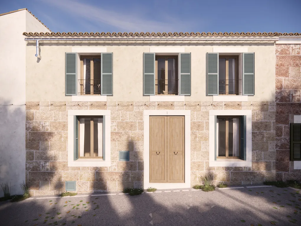 Bonita casa de poble amb piscina a Sineu-2