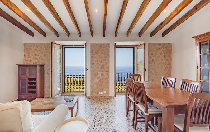 Accogliente appartamento con vista sul mare in affitto a lungo termine a Banyalbufar