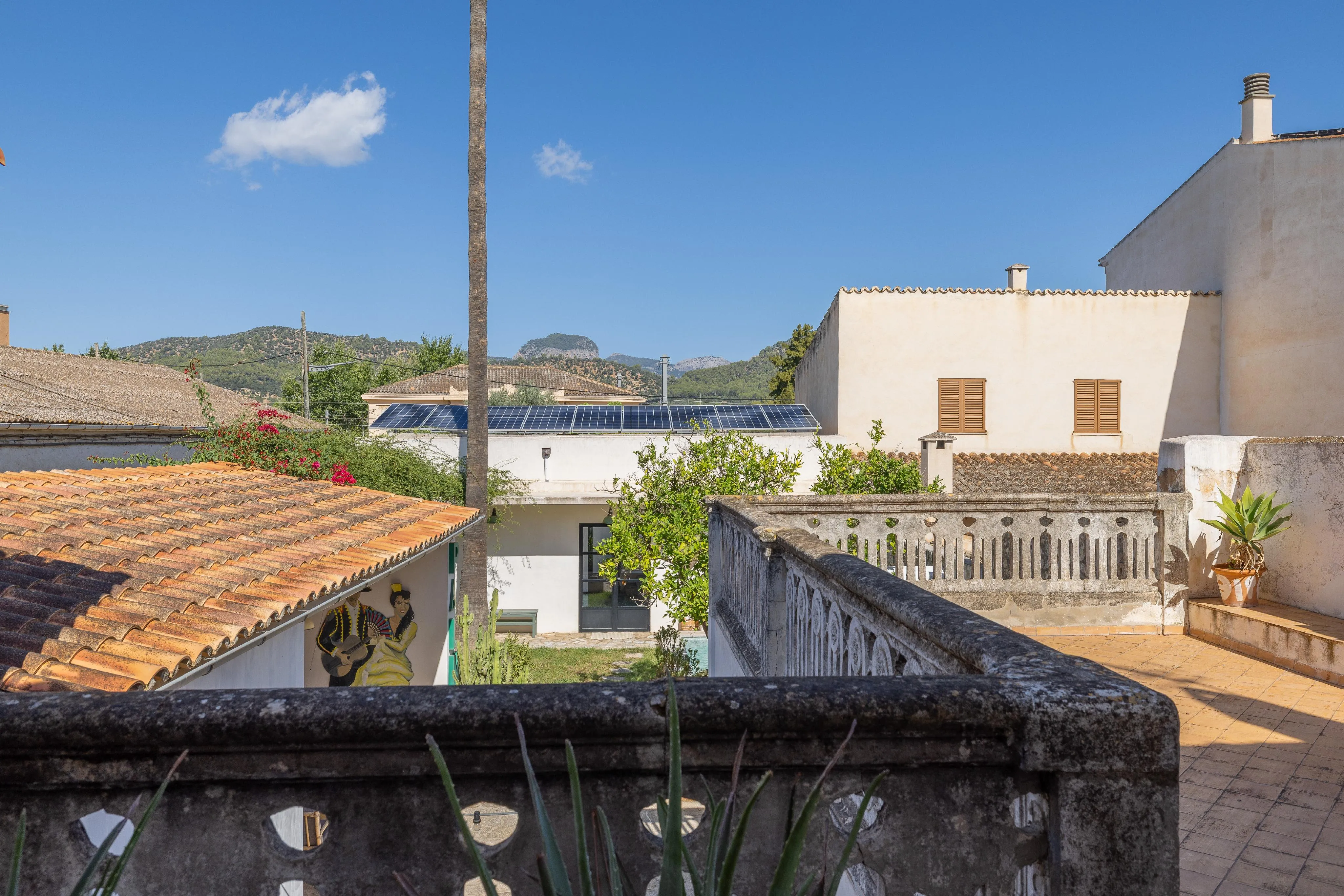 Large renovated townhouse with pool, garden, and terrace-16