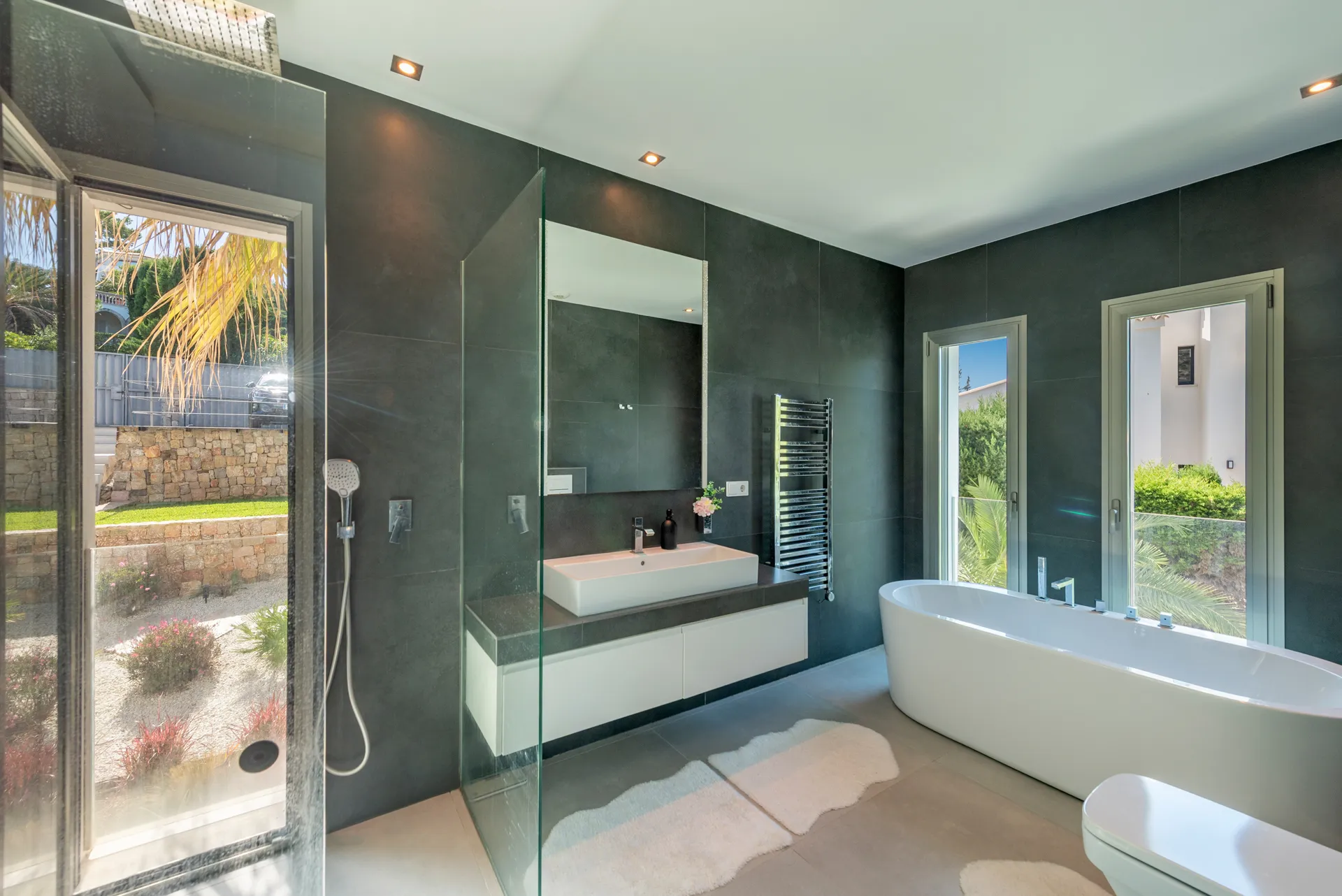 Modern nybyggd villa med utsikt över bukten, Bonaire-20