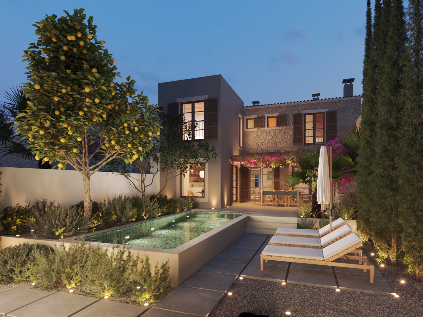 Modern Renovated Townhouse with Private Pool and Holiday Rental Licence-3