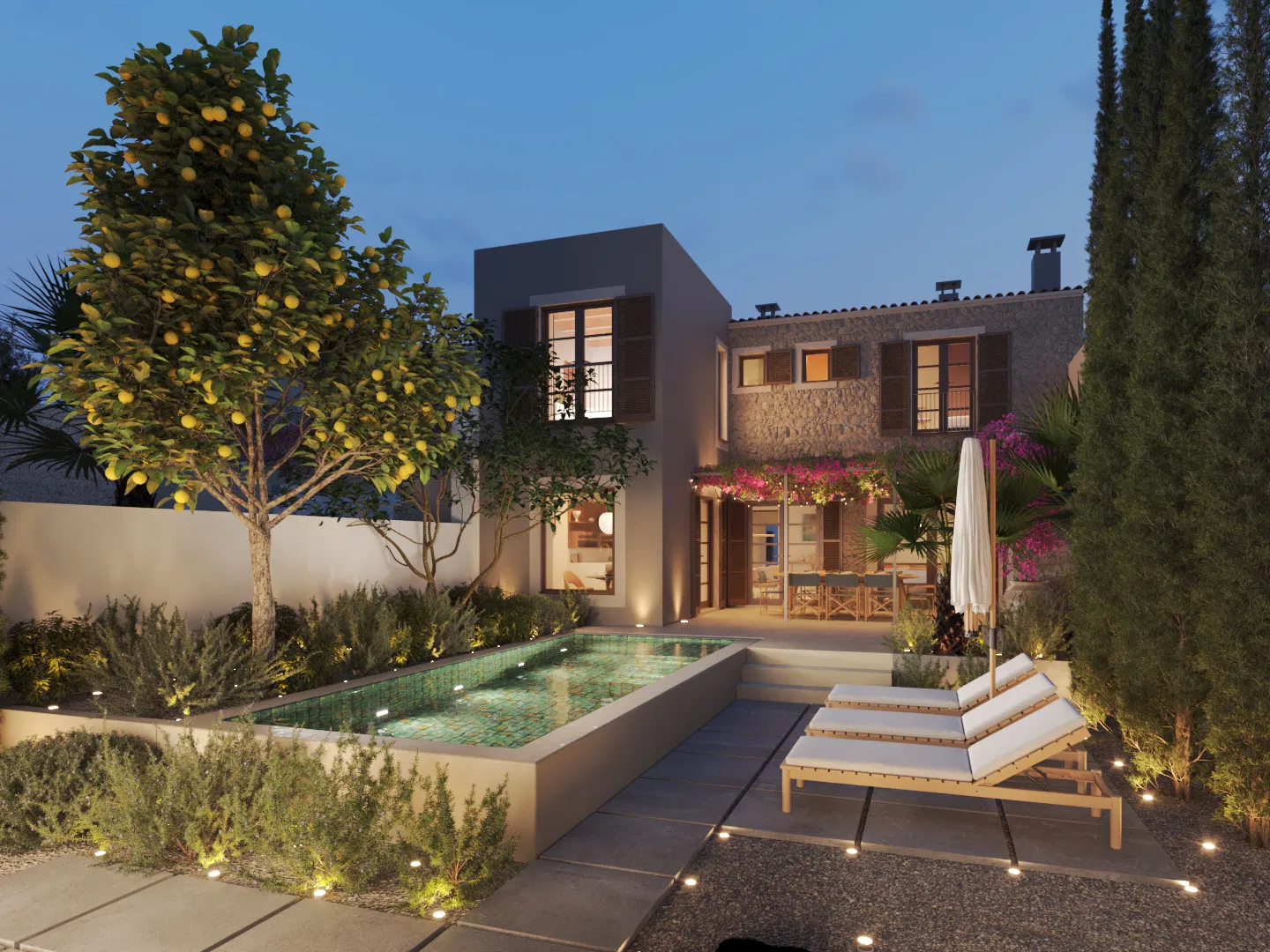 Modern Renovated Townhouse with Private Pool and Holiday Rental Licence-3