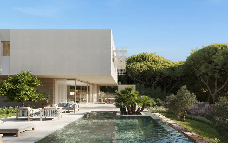 Verdemar: Nybygget familievilla med bedste beliggenhed kun få skridt fra stranden