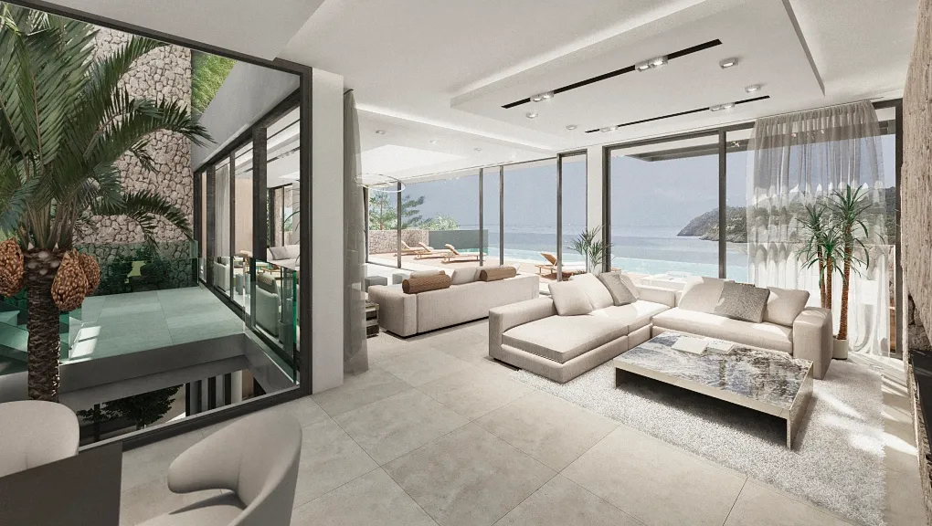 Villa de diseño con vistas al mar-4