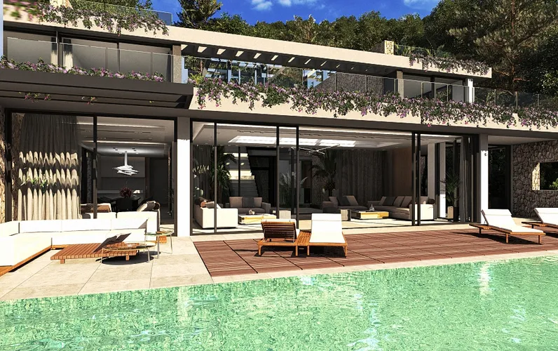 Villa di design in posizione privilegiata con vista mare a Canyamel
