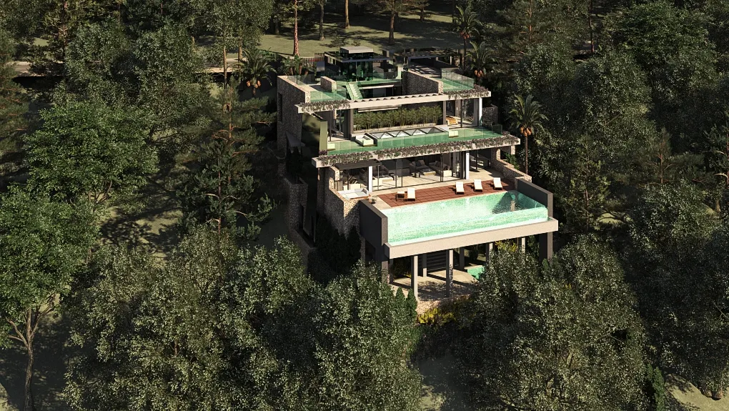 Villa de diseño con vistas al mar-8