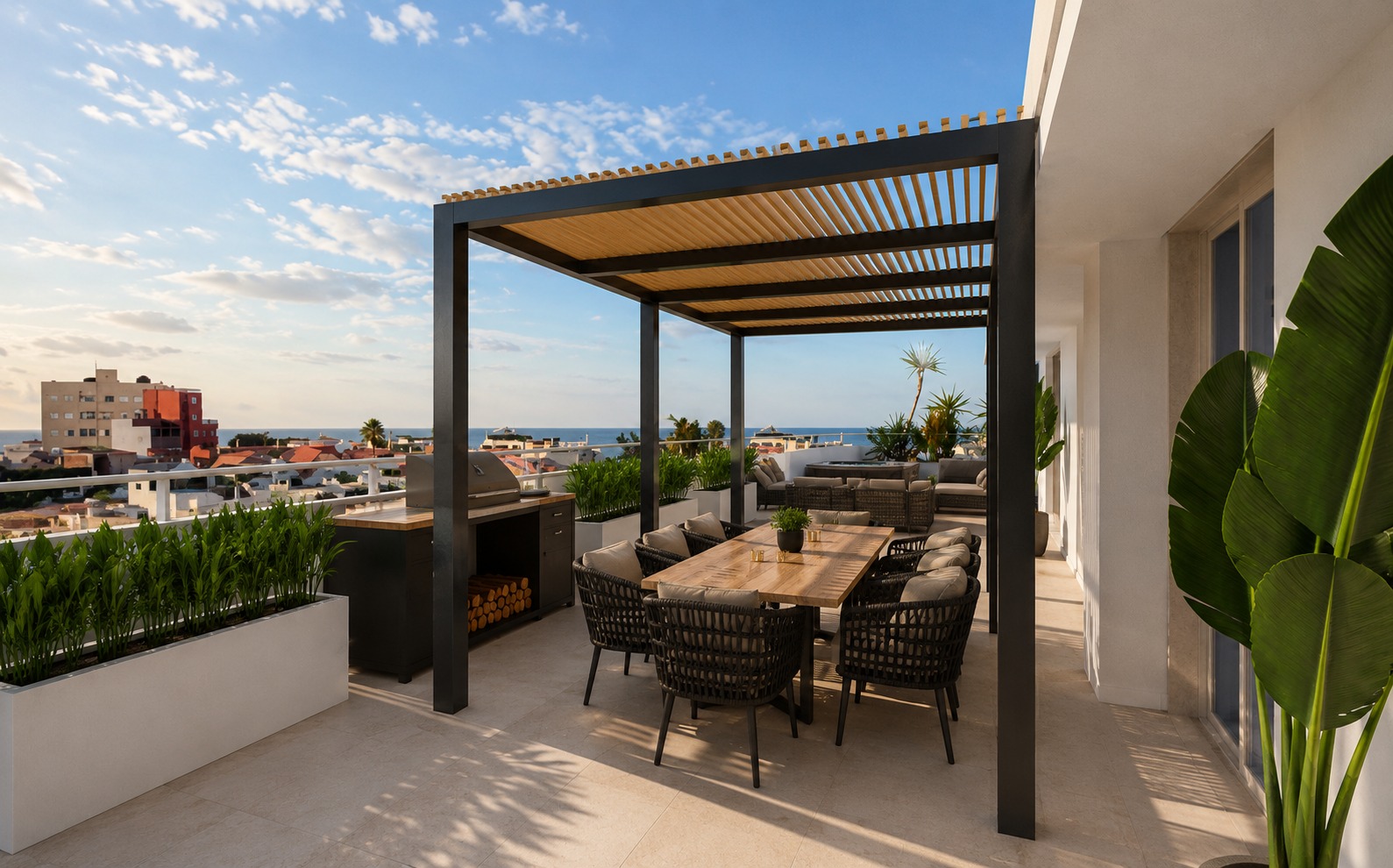 Renoviertes Penthouse mit großer Terrasse und Meerblick in Portixol-2