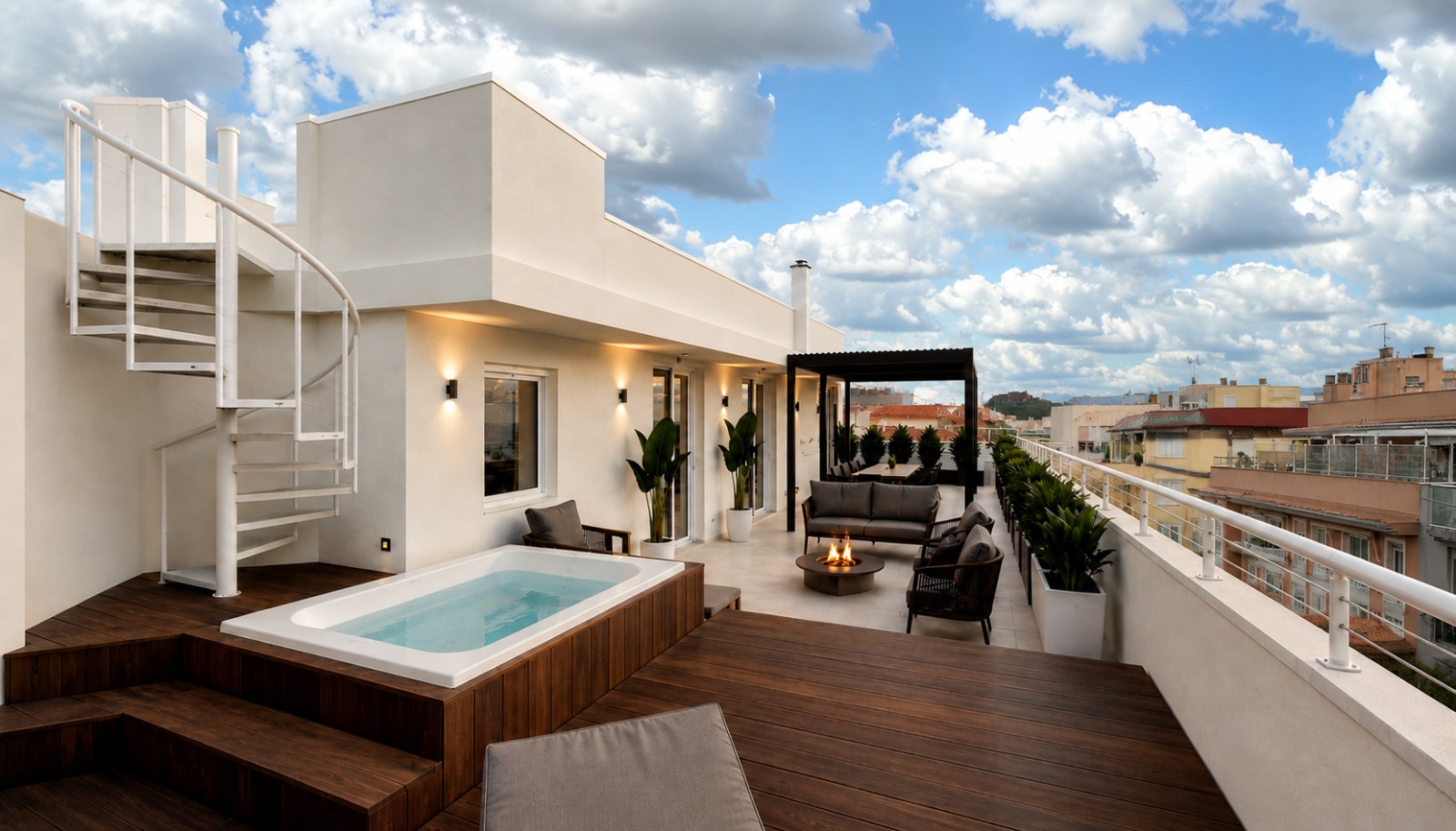 Renoviertes Penthouse mit großer Terrasse und Meerblick in Portixol-1
