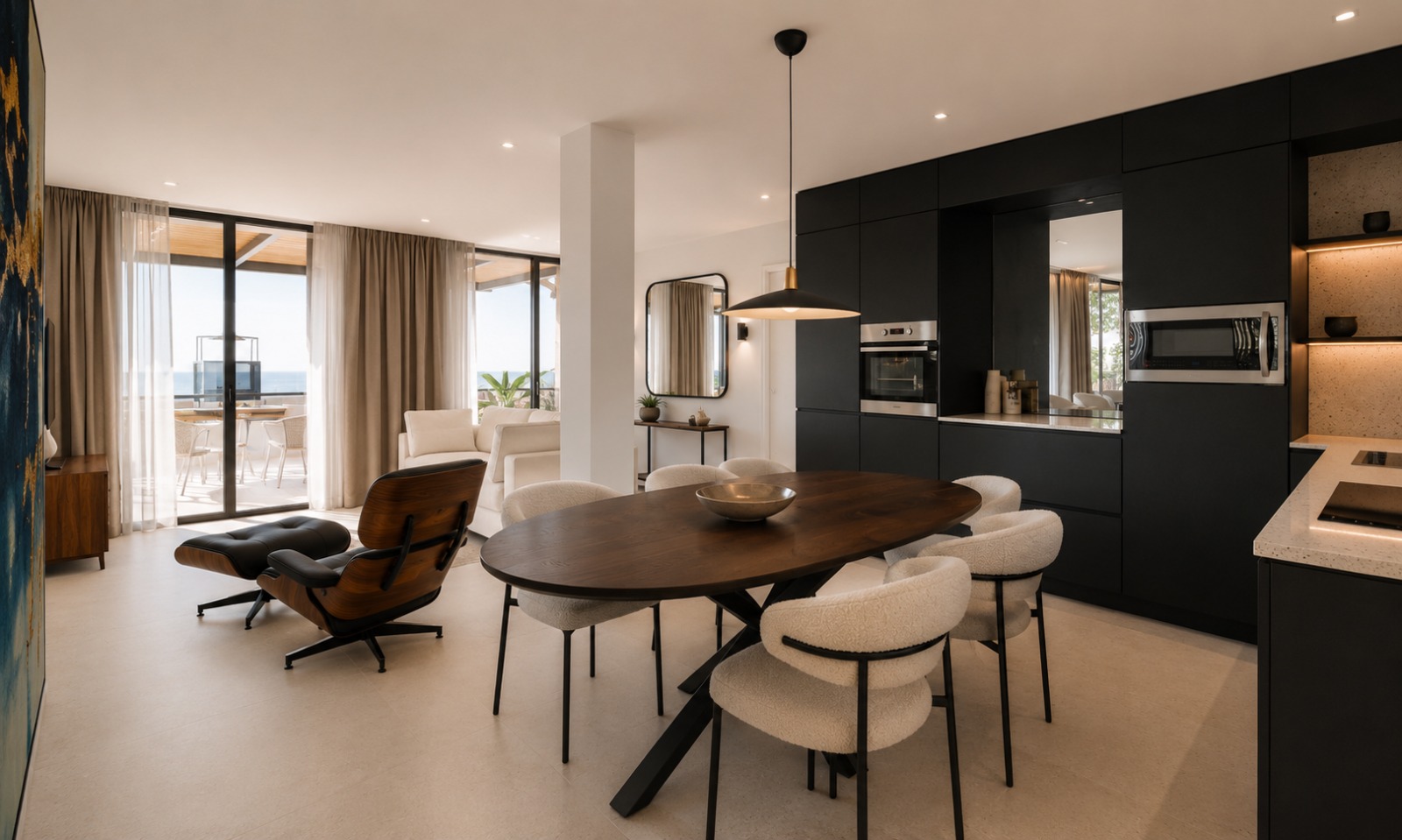 Renoviertes Penthouse mit großer Terrasse und Meerblick in Portixol-3