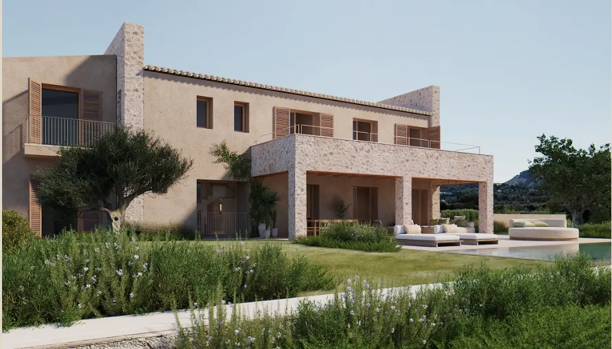 Exclusiu projecte d'obra nova en el pintoresc entorn d'Alcúdia, a Mallorca-2