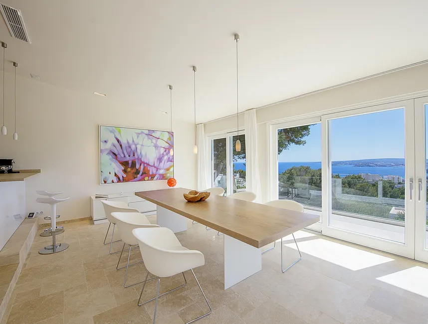 Lycklig med panoramautsikt: Modern semestervilla i Portals Hills ETV/4730-9