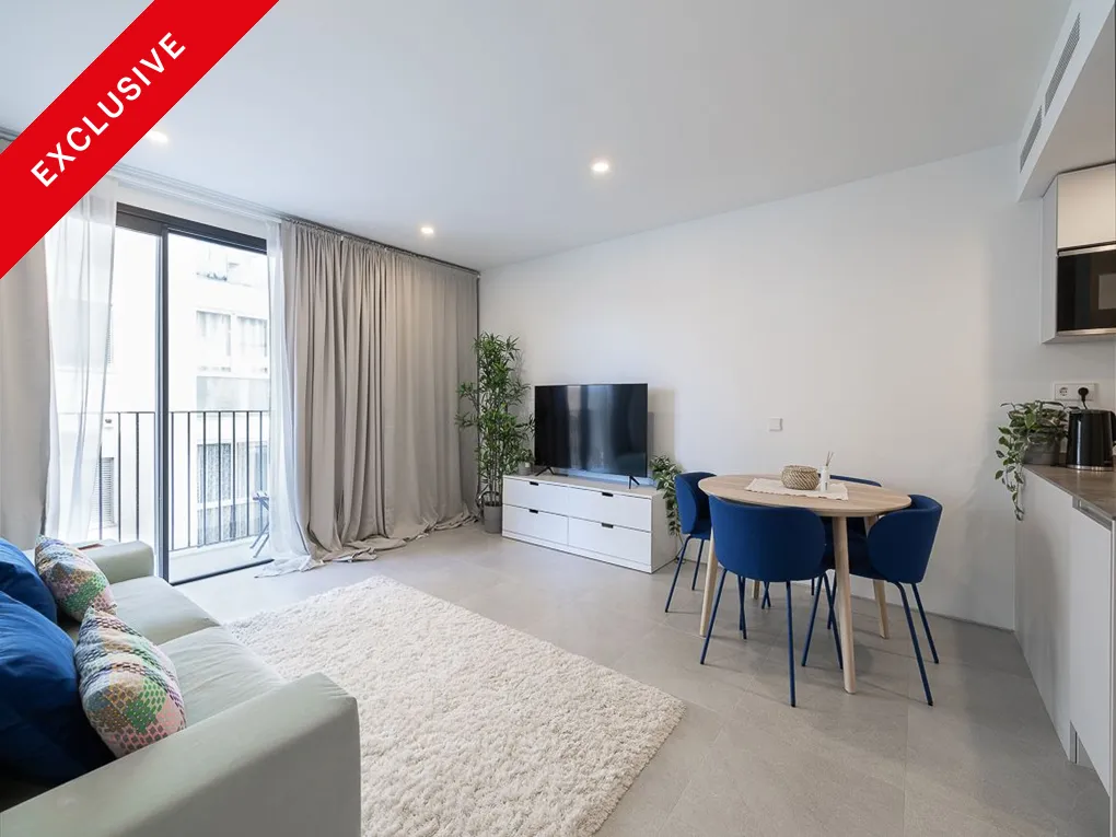 Modern one bedroom apartment with elevator, garage and communal pool-1