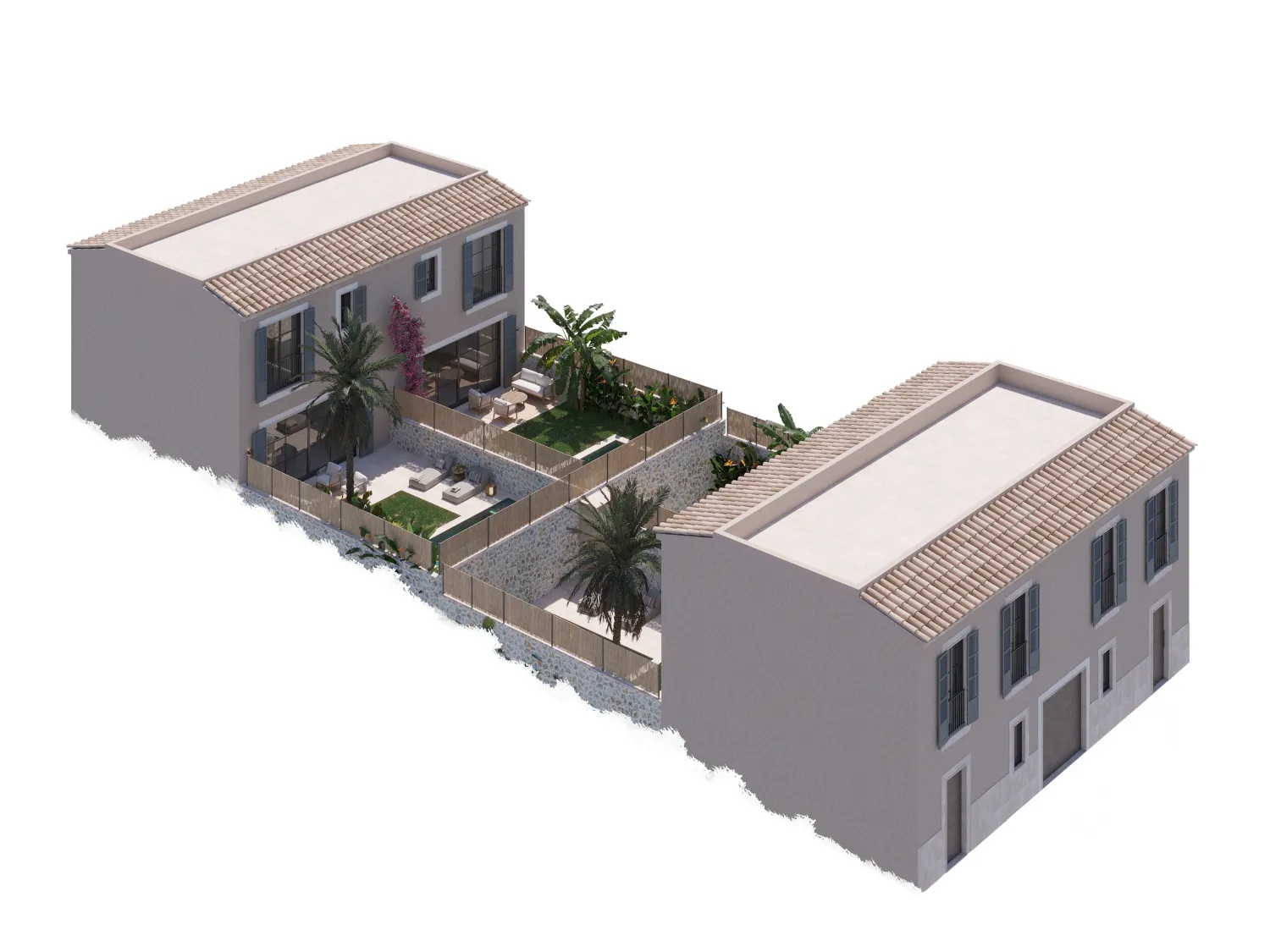 Casa adosada con estilo y oasis privado con piscina en Son Espanyolet-8