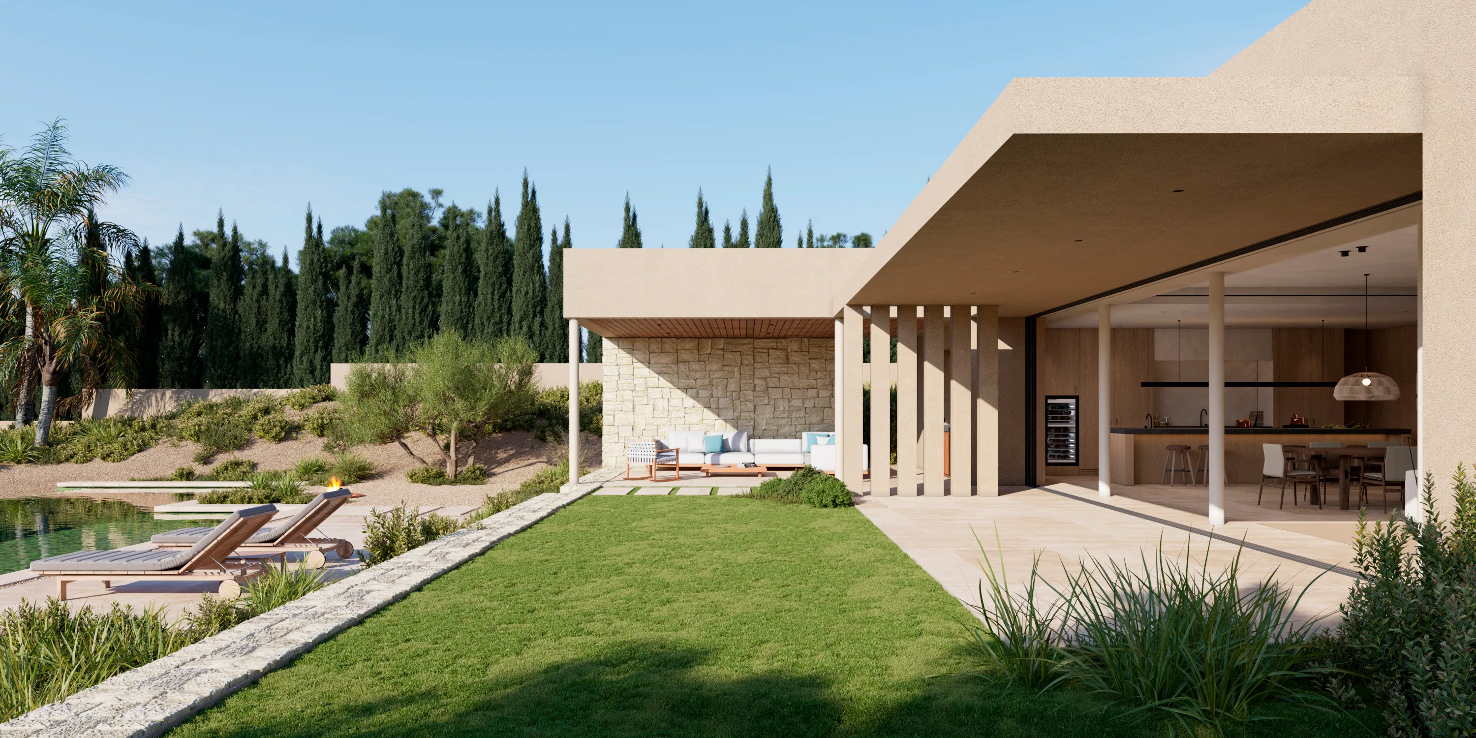 Nouvelle construction élégante de style bungalow avec un emplacement de choix à Son Vida-12