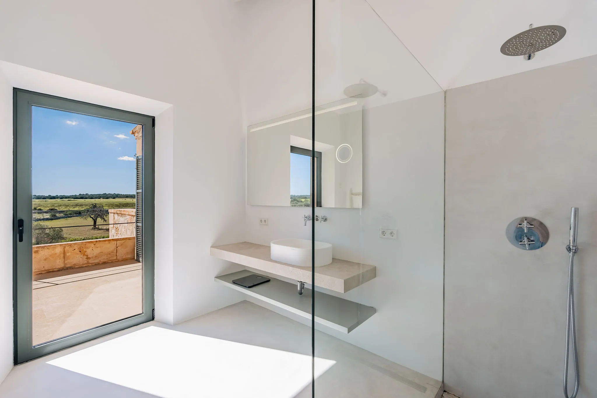 Śródziemnomorska finca z kamienia naturalnego z panoramicznym widokiem-13