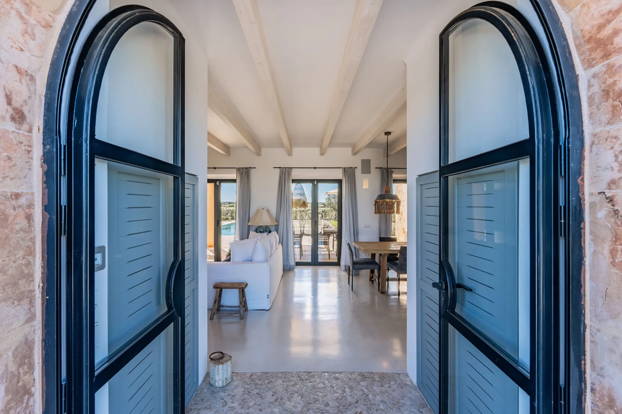 Śródziemnomorska finca z kamienia naturalnego z panoramicznym widokiem-4