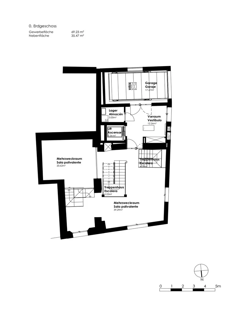 Projekt mit Lizenz: Elegantes Stadthaus mit verschiedenen Nutzungmöglichkeiten,  mit Garage, Aufzug und Dachterrasse-12