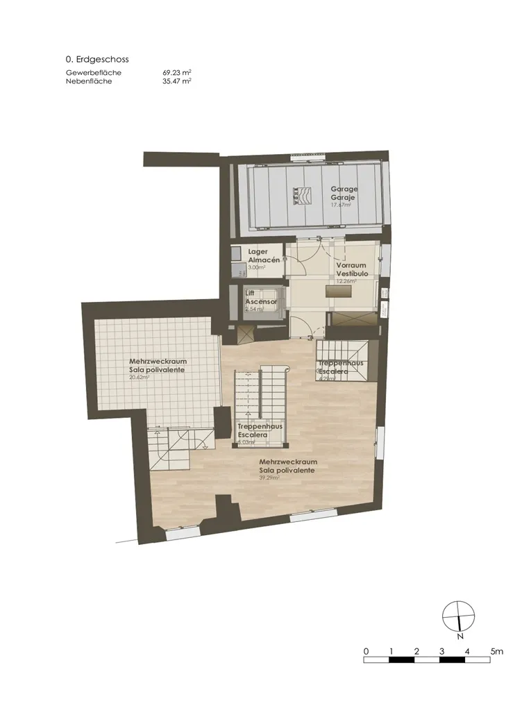 Projekt mit Lizenz: Elegantes Stadthaus mit verschiedenen Nutzungmöglichkeiten,  mit Garage, Aufzug und Dachterrasse-19