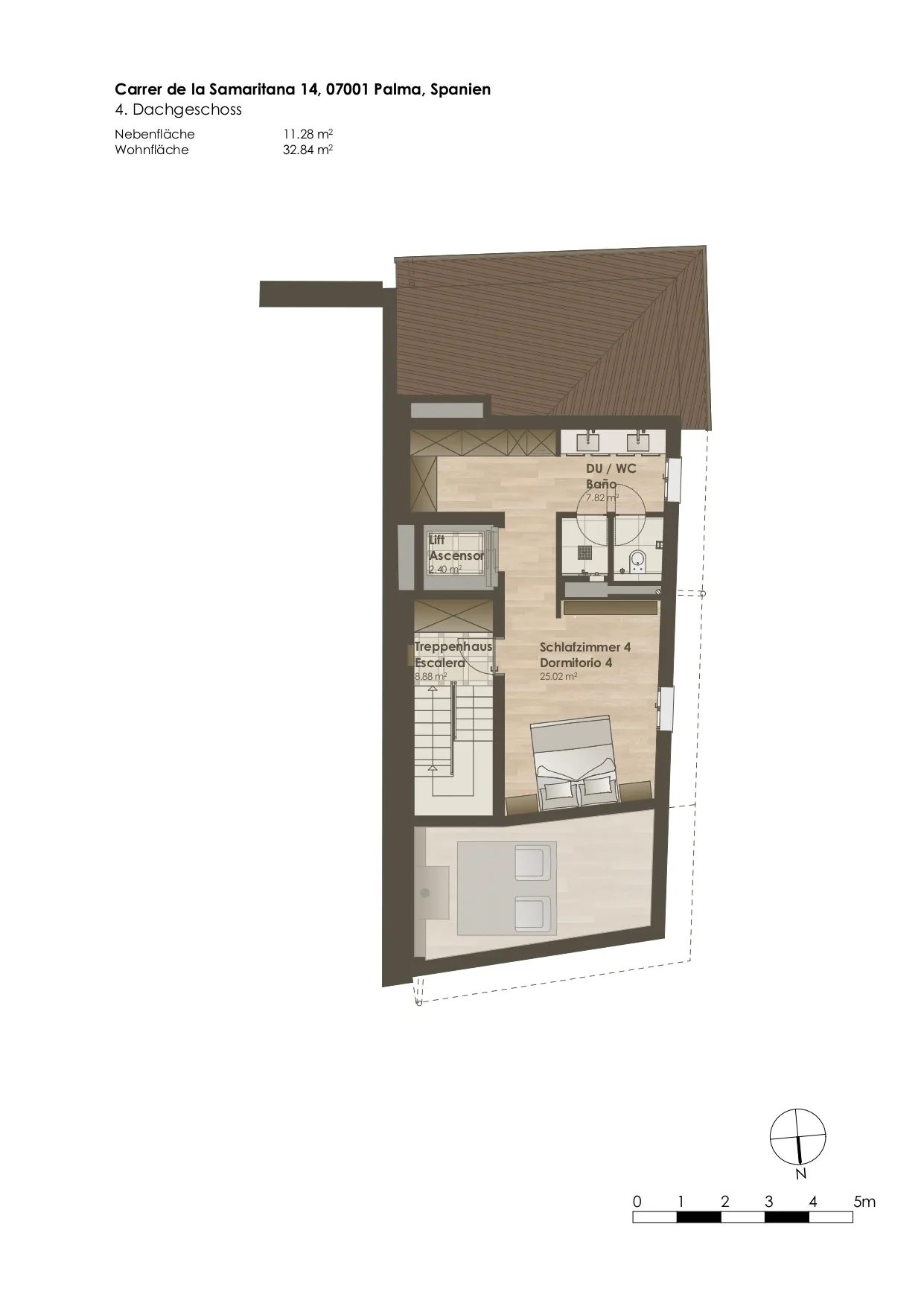 Projekt: Elegant radhus med olika användningsmöjligheter, garage, hiss och takterrass!-10