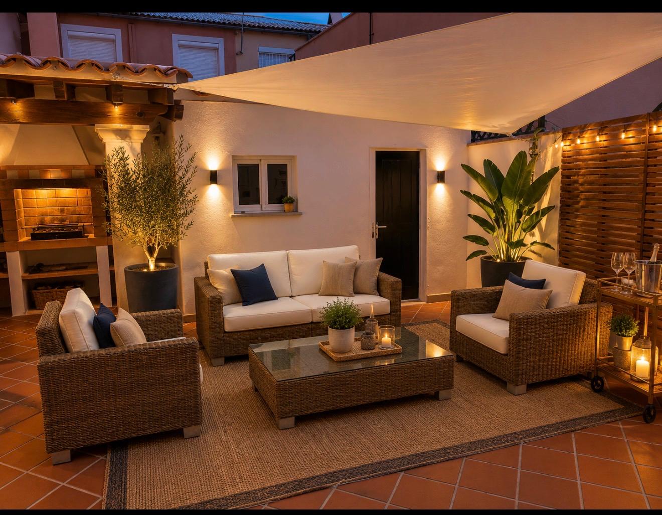 Mediterranean townhouse with large sun terrace and near the sea in Portixol-11