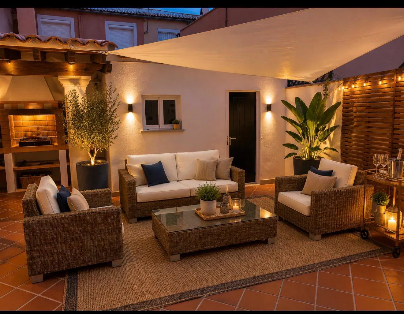 Mediterranean townhouse with large sun terrace and near the sea in Portixol-11