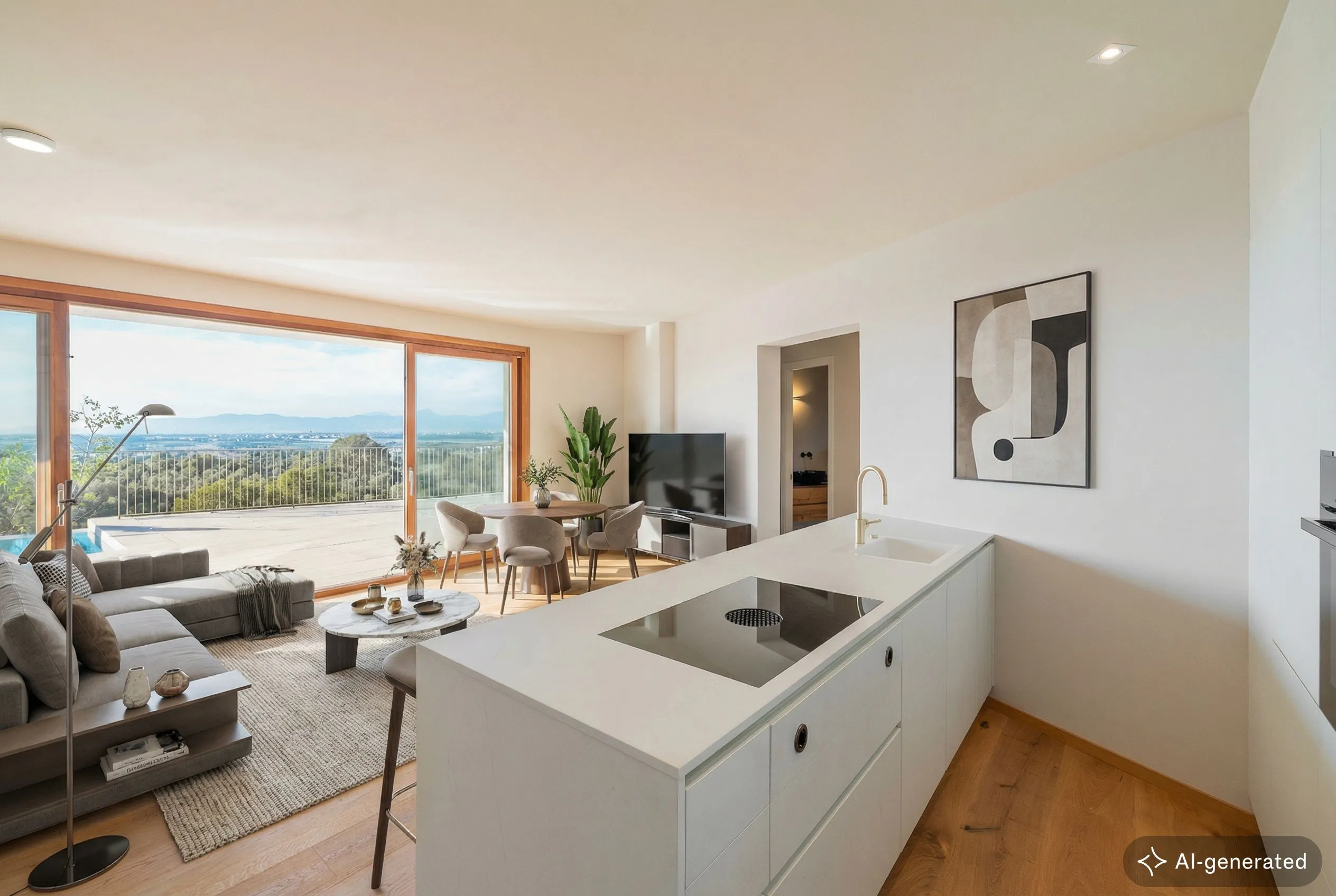 Exclusiva casa de camp amb vistes de somni a S'Aranjassa-5