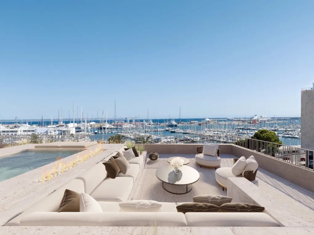 Modern duplex penthouse with a stunning harbor view-1