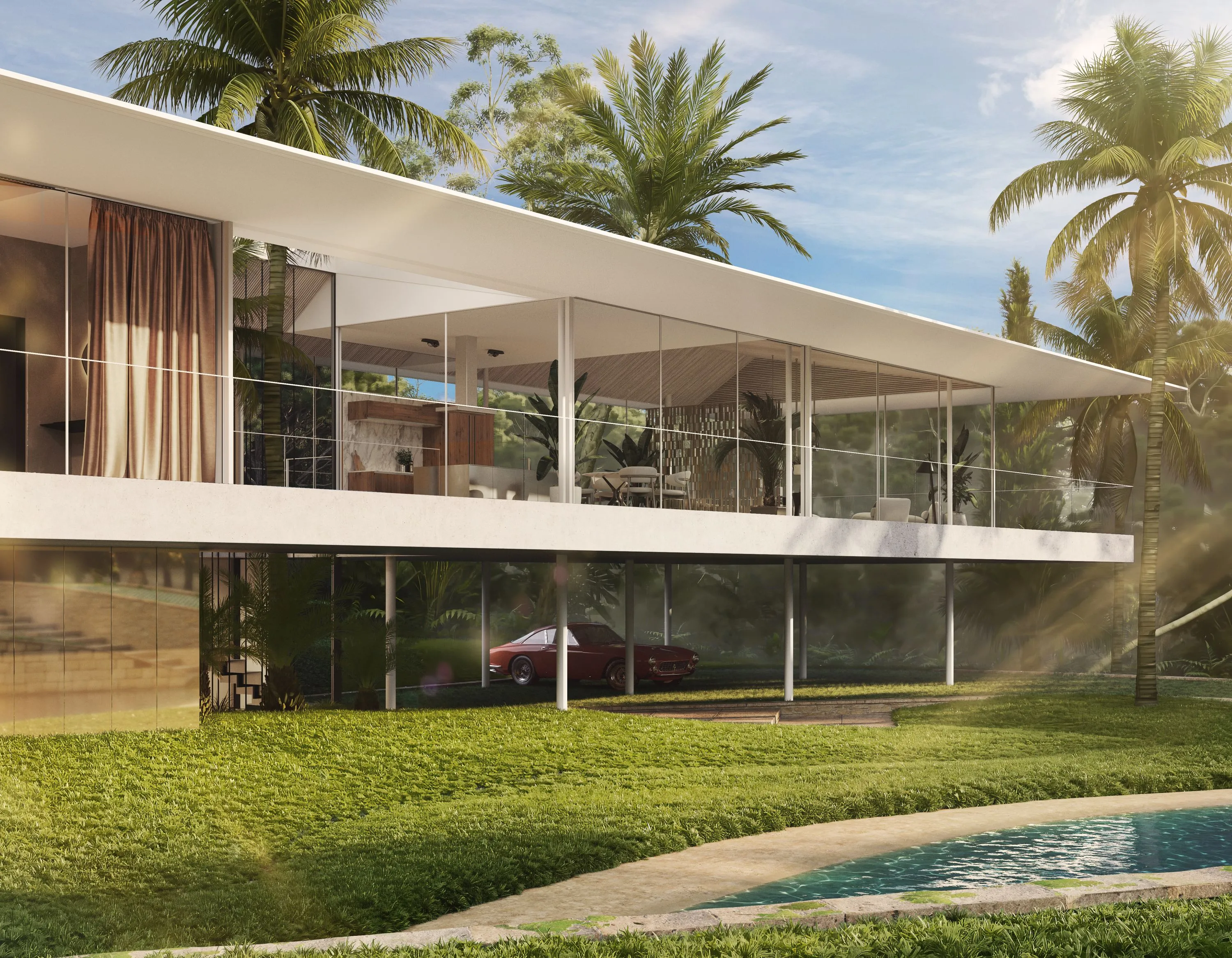 Palm House Son Vida – Modern Architecture Amidst a Tropical Idyll-3