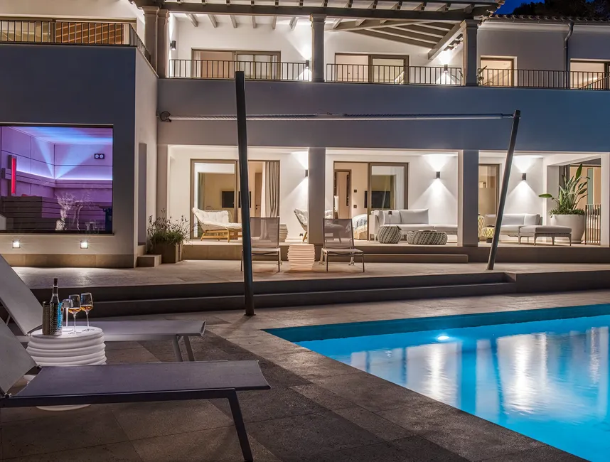 Eksklusivt feriehus i Costa d'en Blanes med privat golfvogn-22