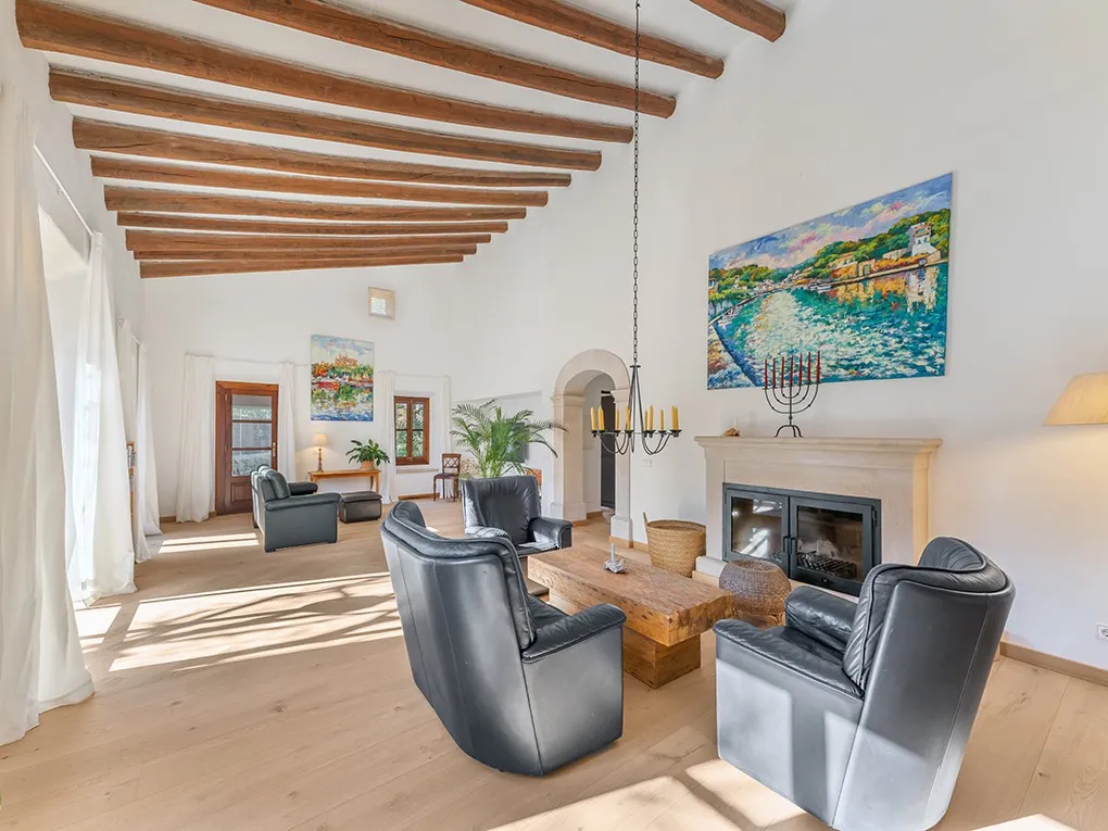 Moderne bolig i ét plan i det idylliske landskab-8