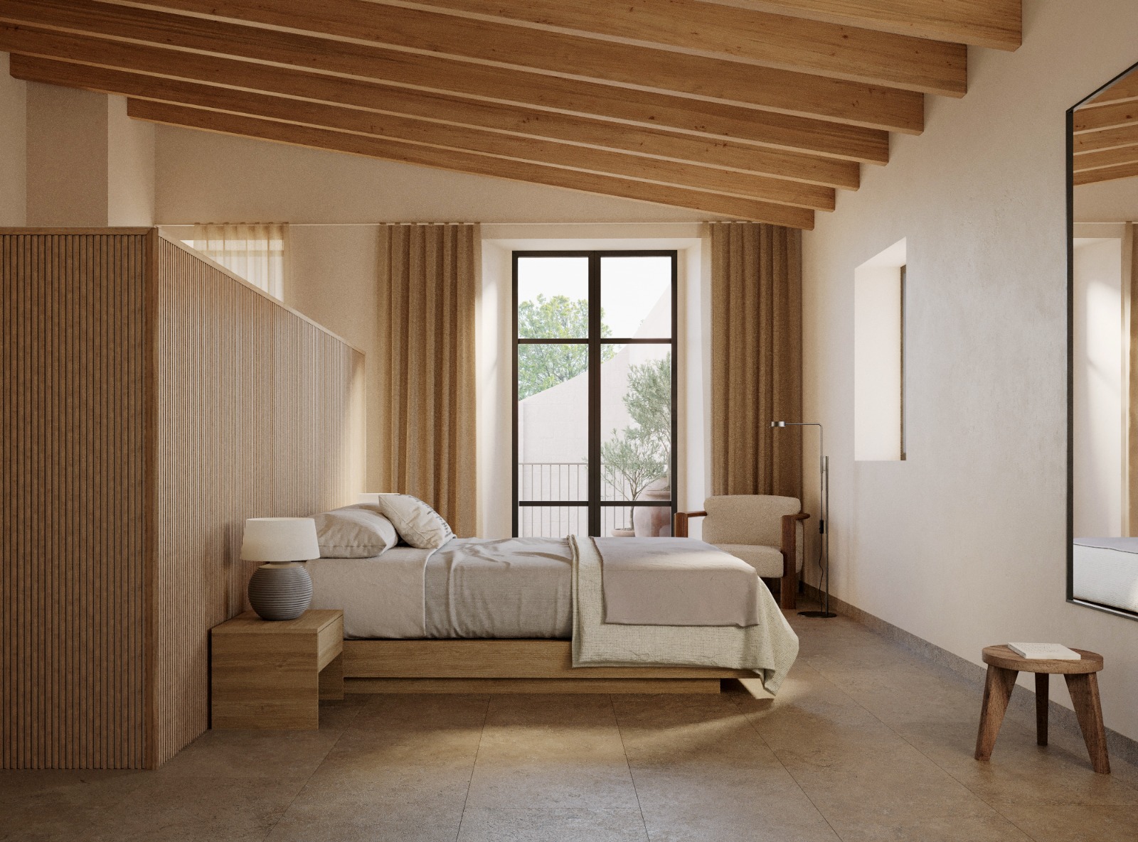 Progetto di una casa storica con piscina a Binissalem-6