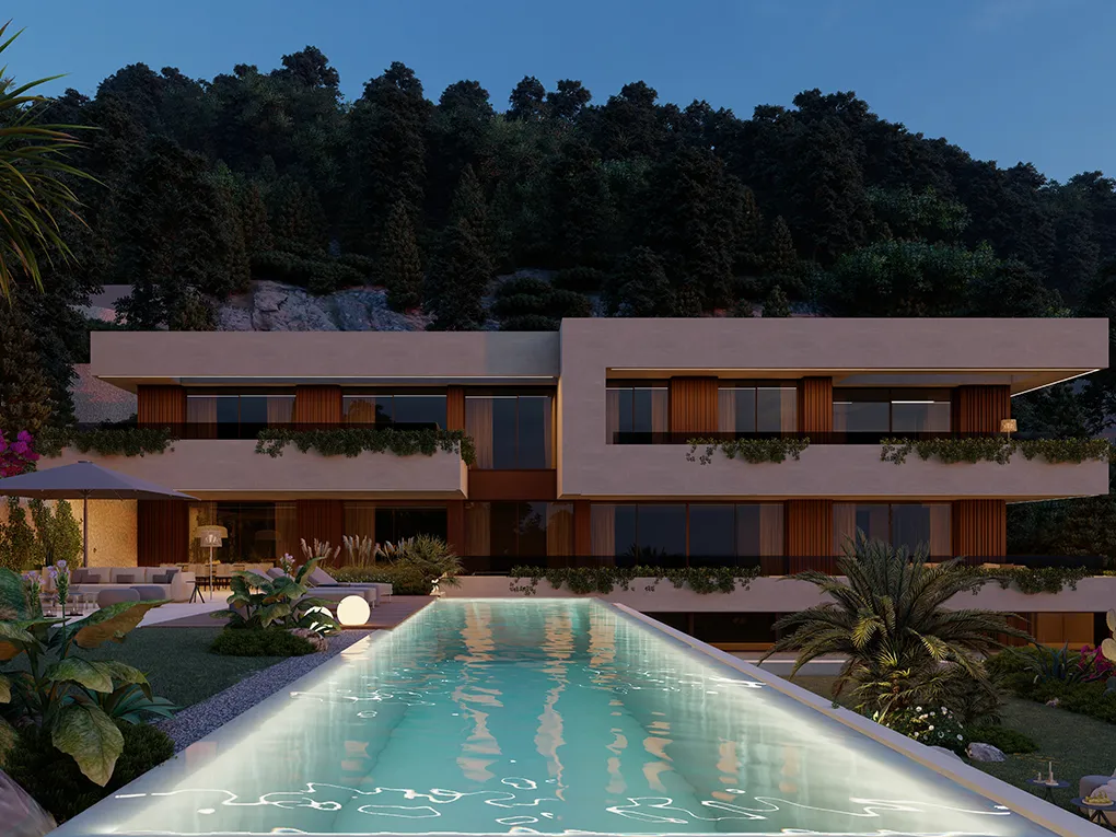 Działka budowlana z widokiem na morze w Son Vida, Palma de Mallorca-1