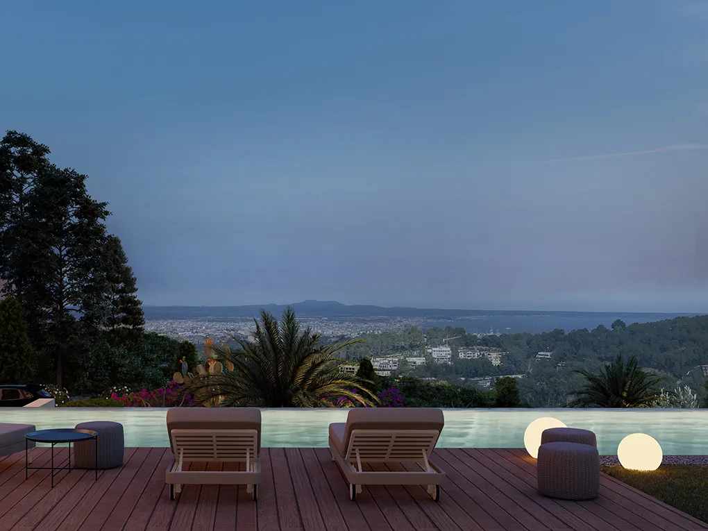 Działka budowlana z widokiem na morze w Son Vida, Palma de Mallorca-4