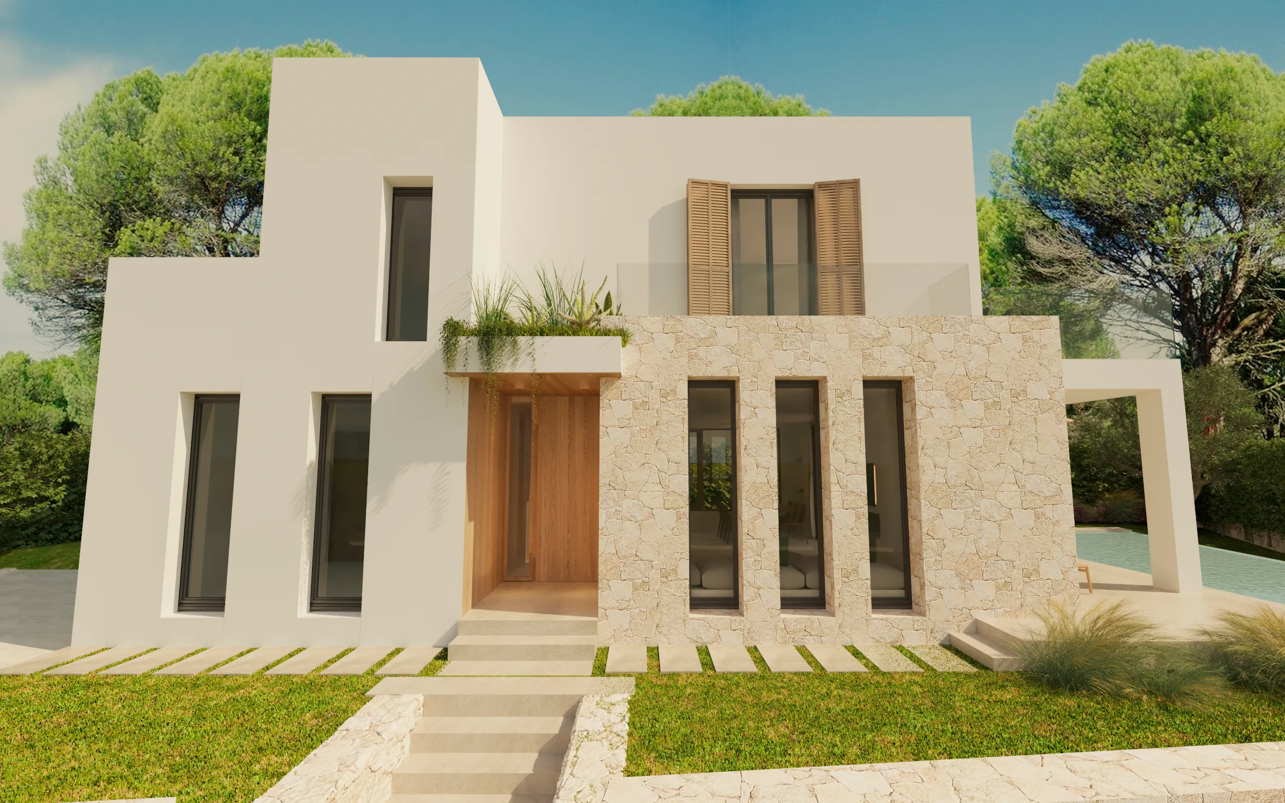 Modernes Neubau-Chalet fußläufig zur Cala Santanyí-3