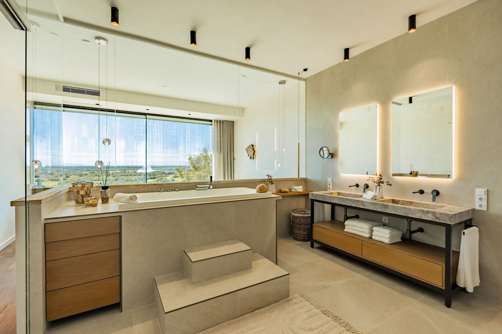 Townhouse met zwembad en uitzicht op zee-7