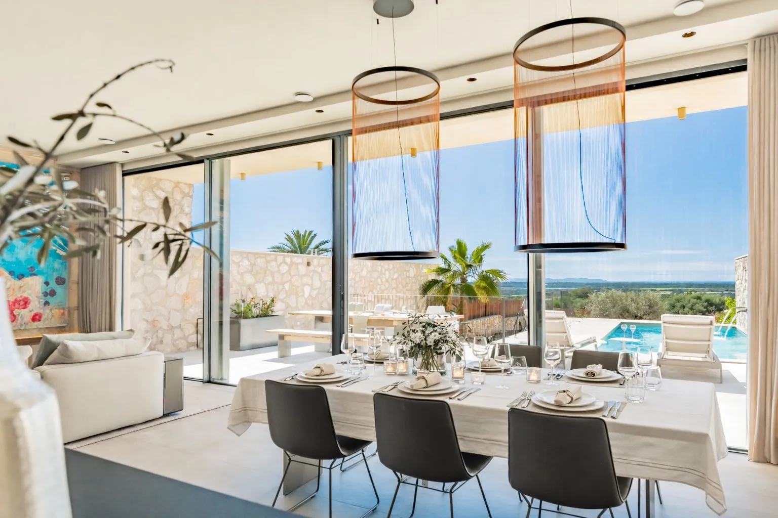 Townhouse met zwembad en uitzicht op zee-3