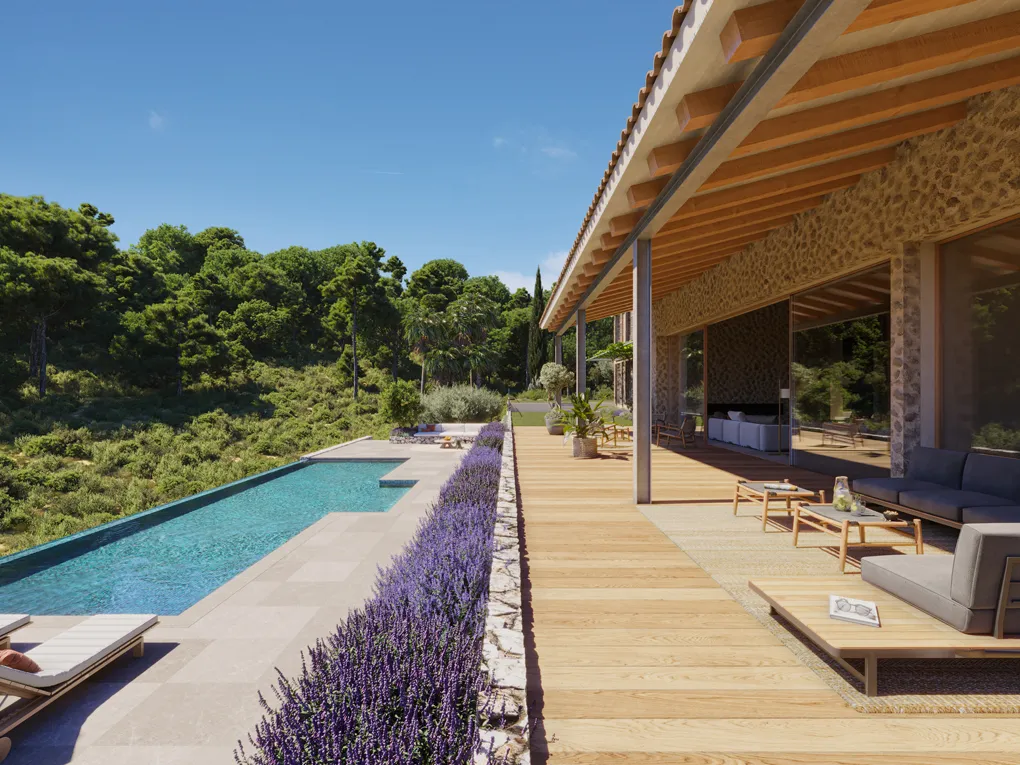 Роскошный загородный дом новой постройки в привилегированном месте-4