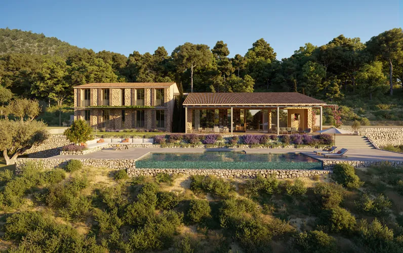 Casa de camp de luxe i nova construcció en ubicació privilegiada