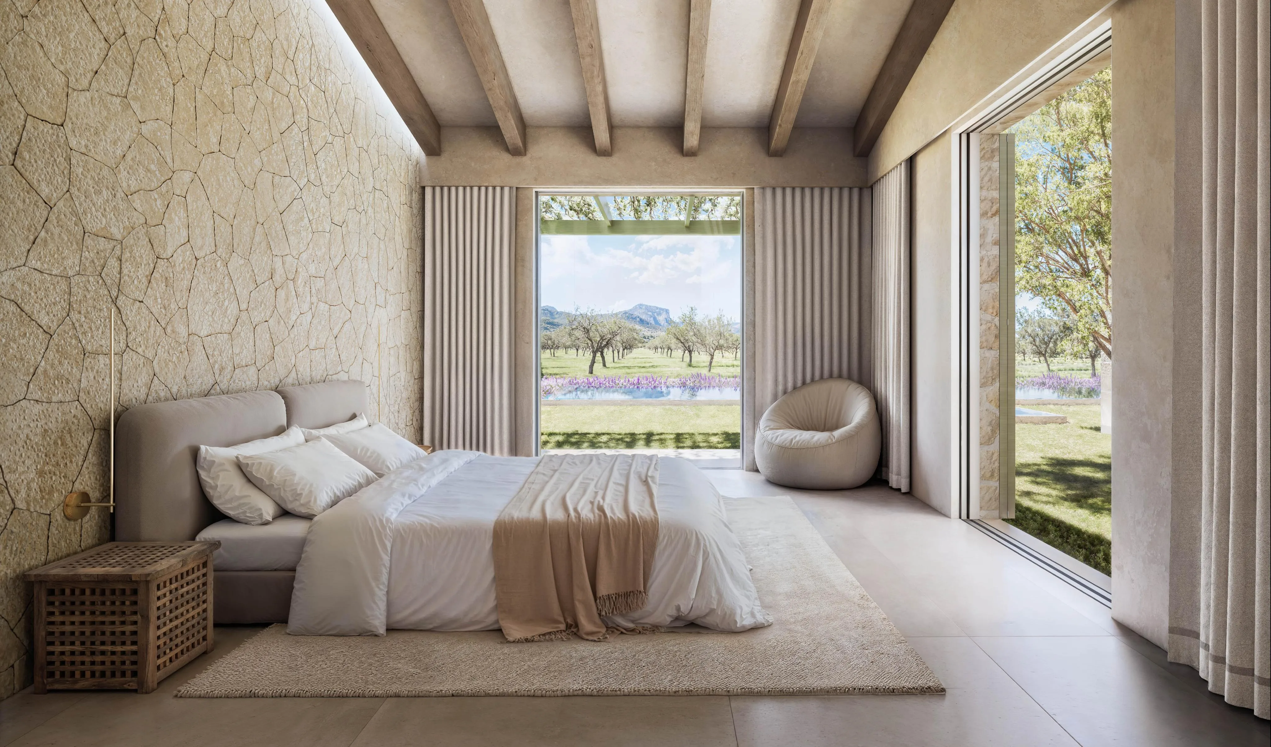 Terrain avec permis et vue imprenable sur les montagnes de Tramuntana-9