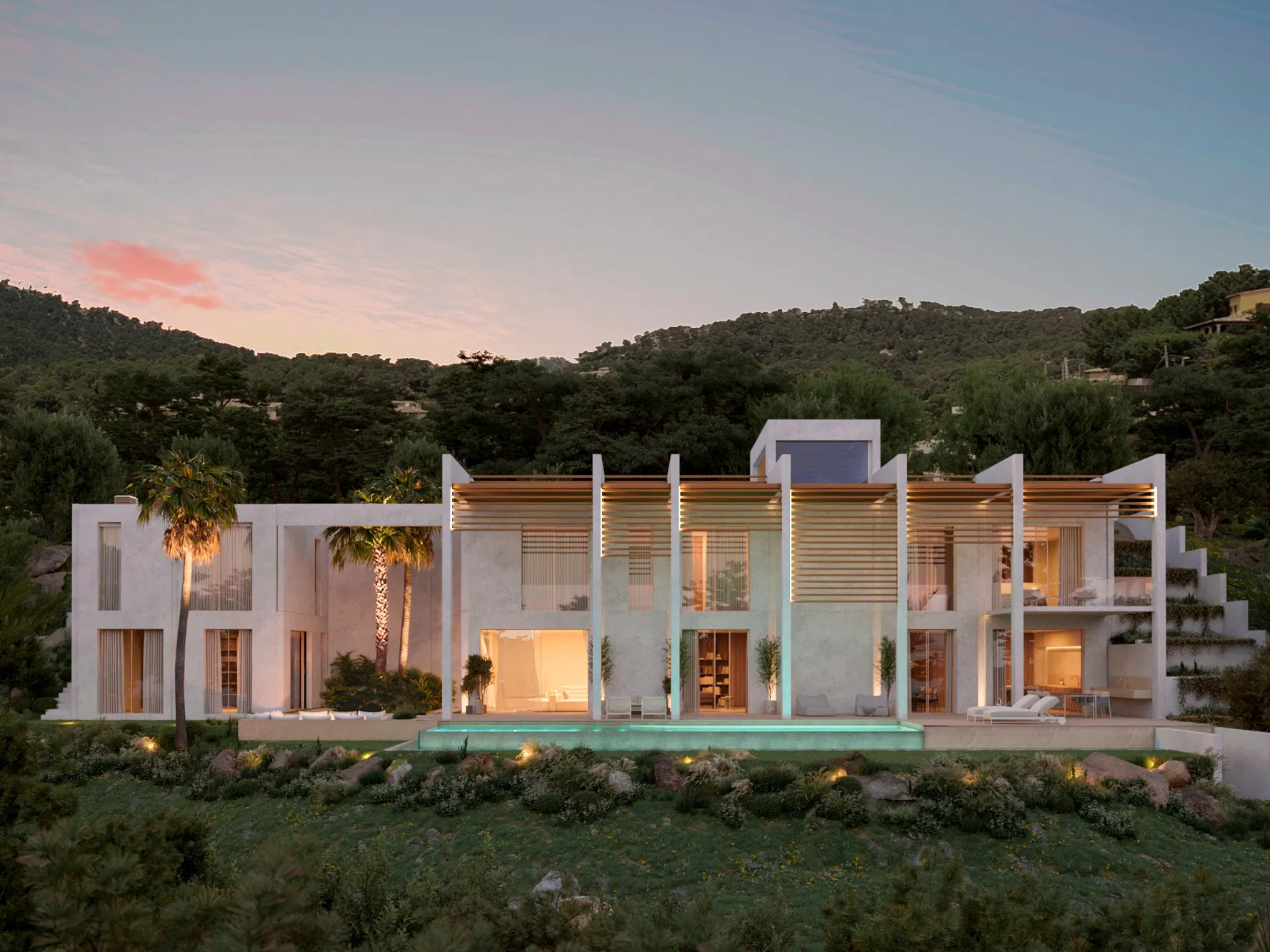 Exclusiva villa de nueva construcción en una ubicación tranquila-11