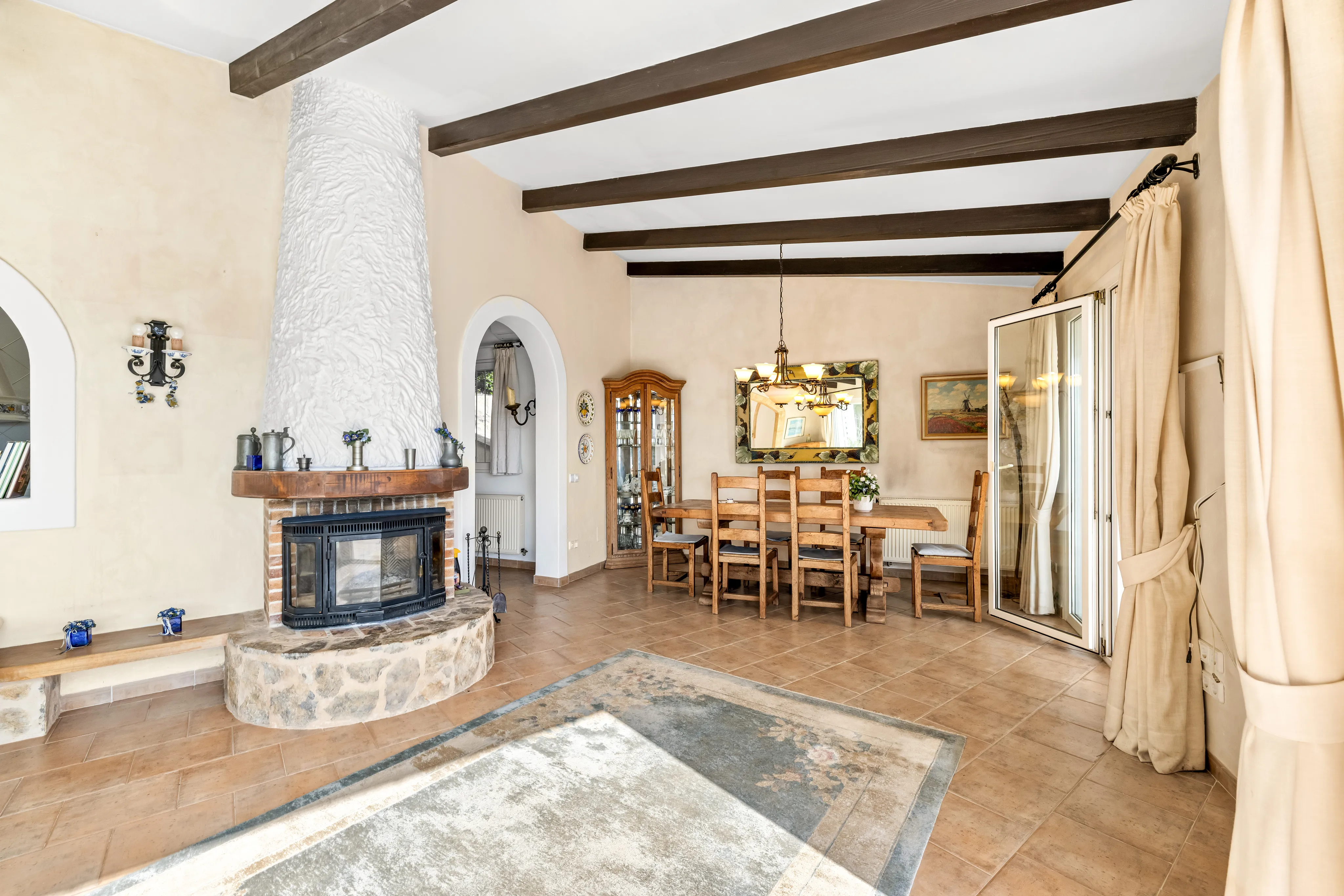 Villa in stile bungalow mediterraneo con vista sul mare-15