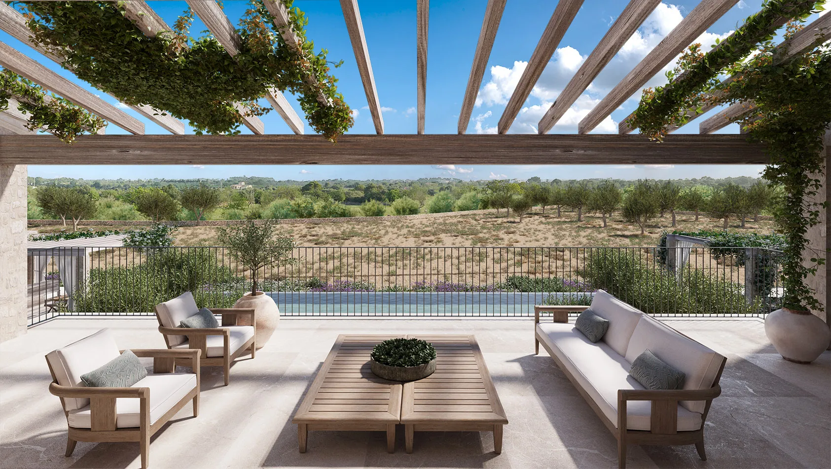 Stately country house with a large pool-5