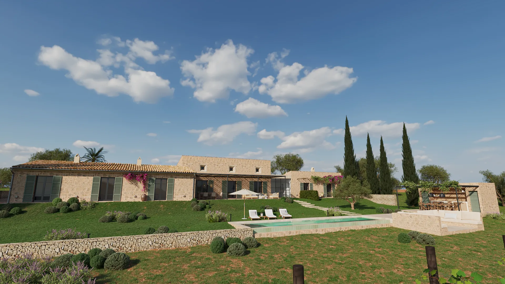 Parcela con proyecto de finca aprobado en una zona tranquila cerca de Montuïri-1