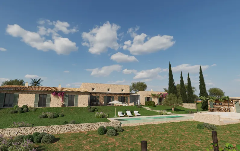 Grund med godkendt finca-projekt i rolige omgivelser nær Montuïri