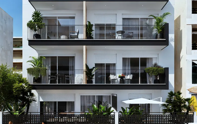 Planta Baixa en projecte d'obra nova amb vistes prop de la platja