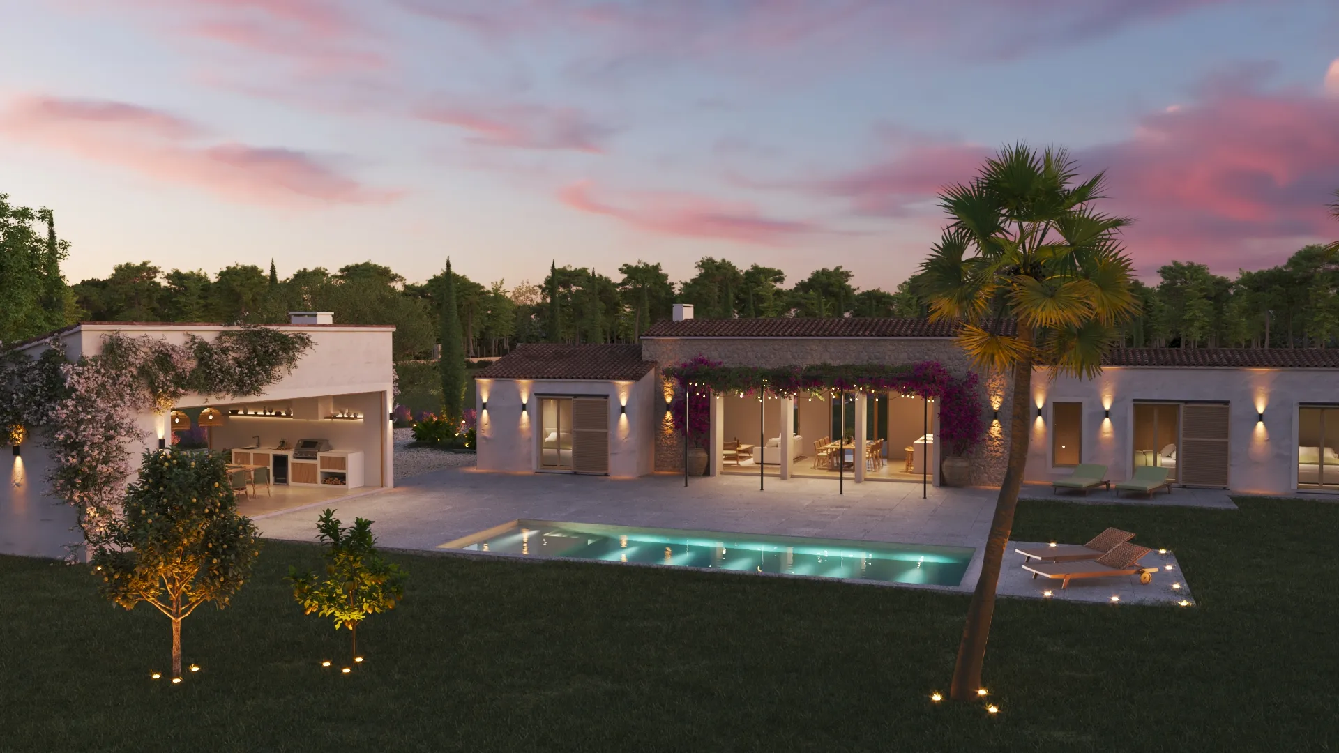 Moderne nieuwbouw finca met Mallorcaanse charme vlakbij Porreres-16