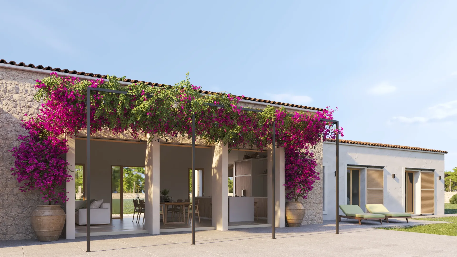 Moderne Neubaufinca mit mallorquinischem Charme nahe Porreres-2